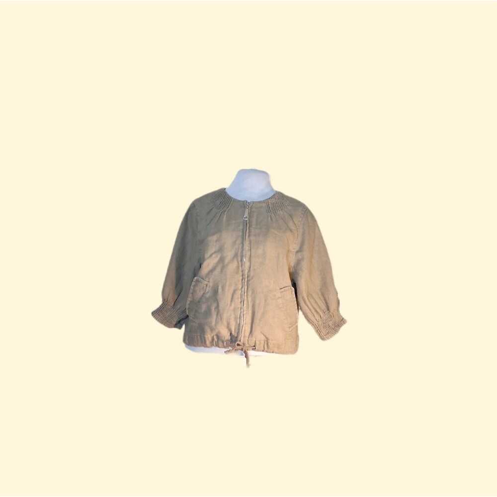 Vintage Boho AMI 100% Linen Jacket,size large